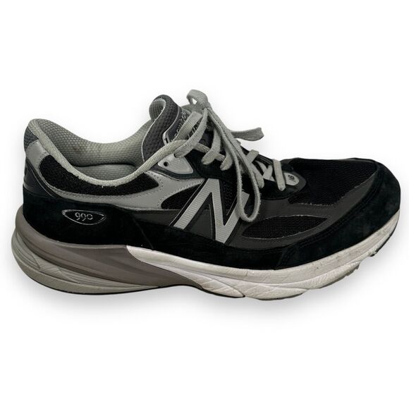 New Balance 990 Running Shoes Men’s 13 2E EE Sneakers Wide Black White Gray - Picture 1 of 10